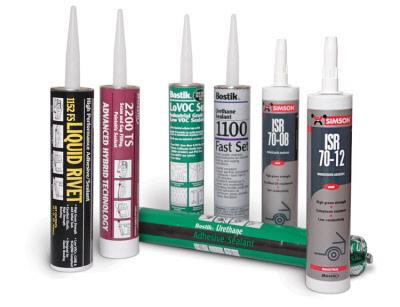 Adhesives and Sealants: Bostik's vast array of adhesives and sealants 