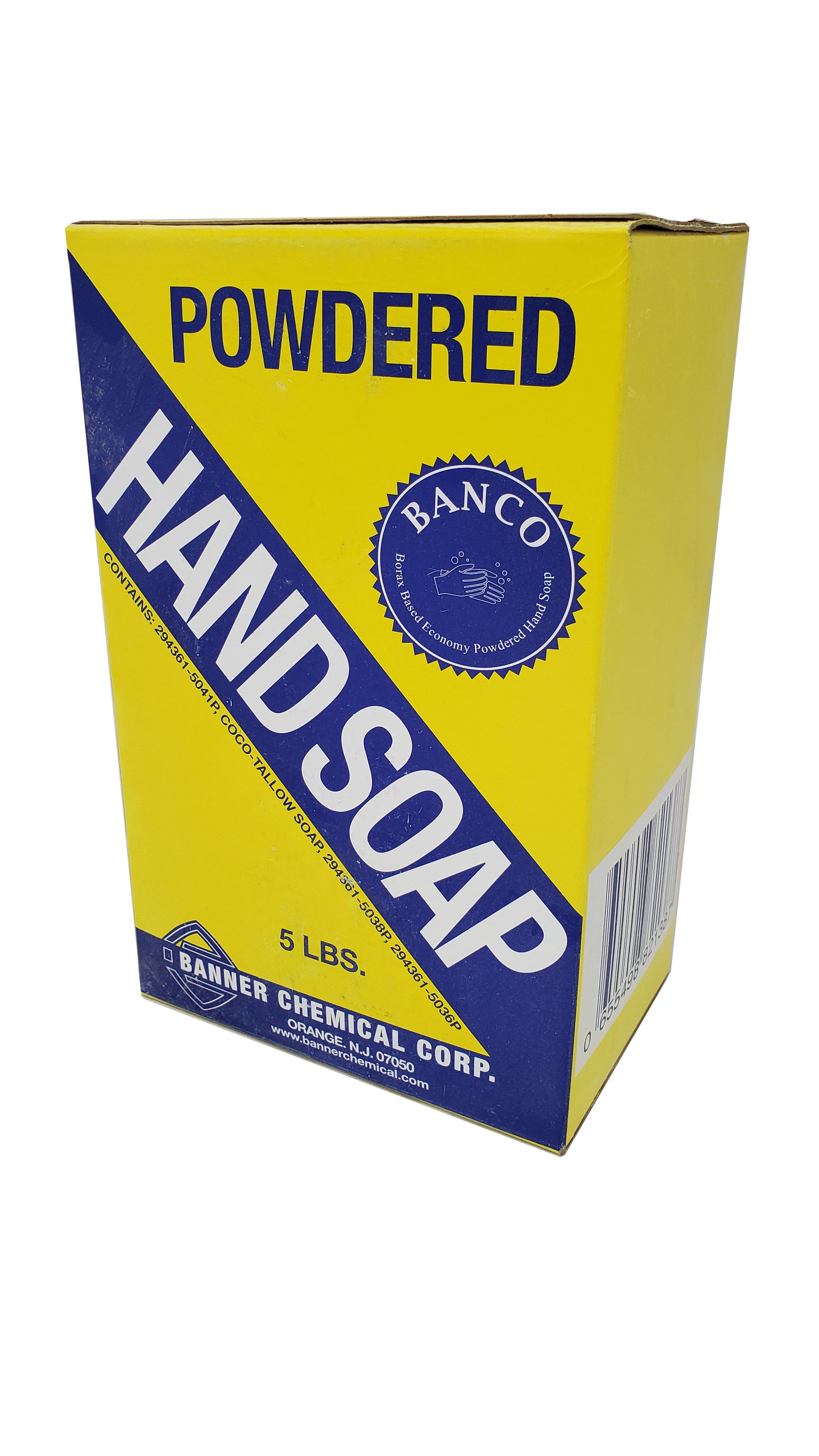HS301-005 1 Banco Economy Powdered Hand Soap 5 lb. Box for Sale - Buy  online from Star Packaging Supplies for the lowest price. IN STOCK - SHIPS  TODAY