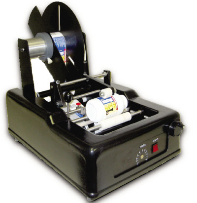 semi automatic bottle labeler